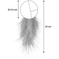 Flamingo Toy Vinta Ball with feathers Mix