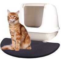 Flamingo Kattenbakmat Matz Zwart