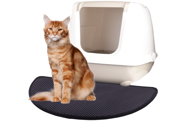 Flamingo Kattenbakmat Matz Zwart