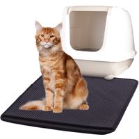 Flamingo Kattenbakmat Matz Zwart