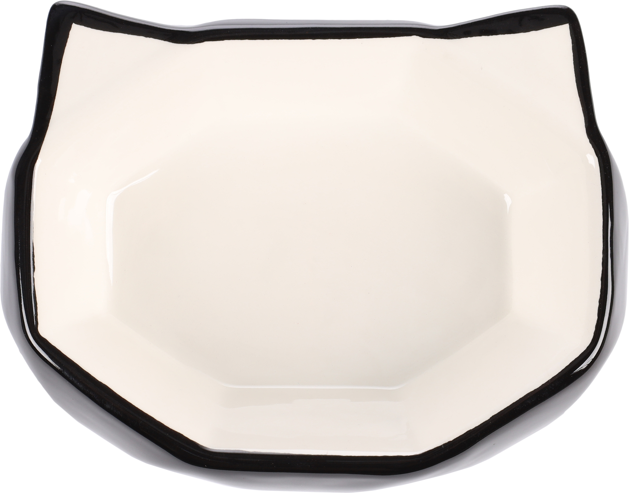 Flamingo Futter- und Trinknapf Kubo Schwarz & Weiß