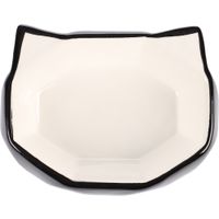 Flamingo Futter- und Trinknapf Kubo Schwarz & Weiß