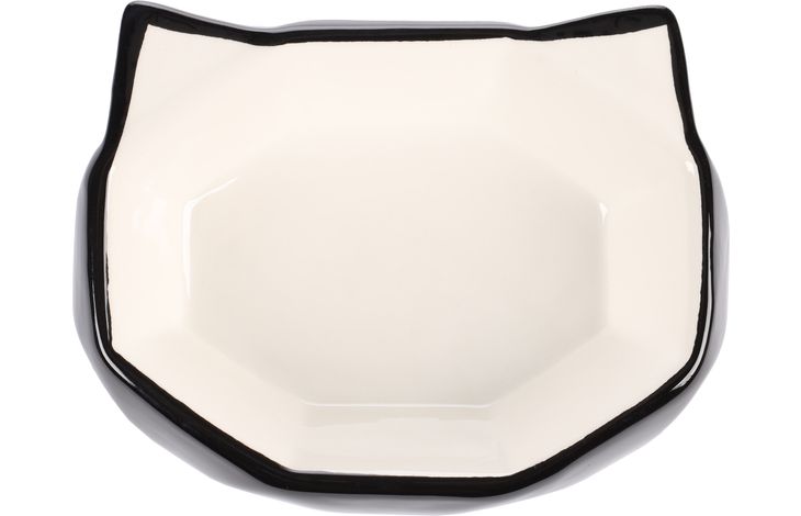 Flamingo Futter- und Trinknapf Kubo Schwarz & Weiß