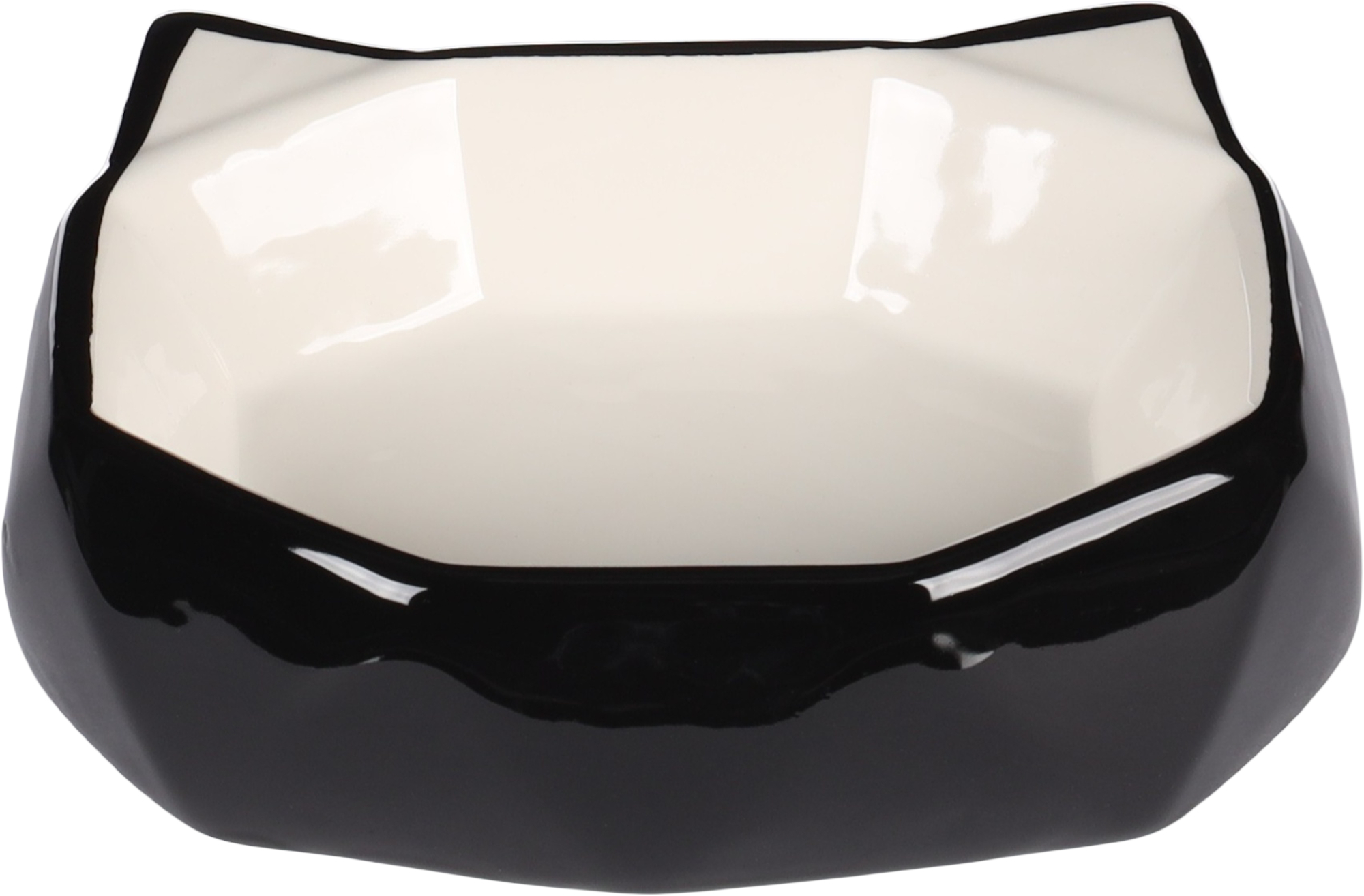 Flamingo Futter- und Trinknapf Kubo Schwarz & Weiß