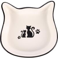 Flamingo Bol para comida y bebida Nona Negro & Blanco