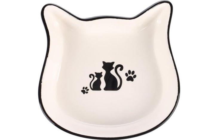 Flamingo Bol para comida y bebida Nona Negro & Blanco