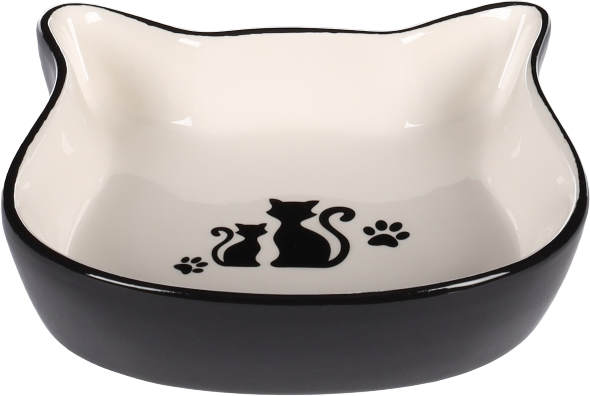 Flamingo Bol para comida y bebida Nona Negro & Blanco