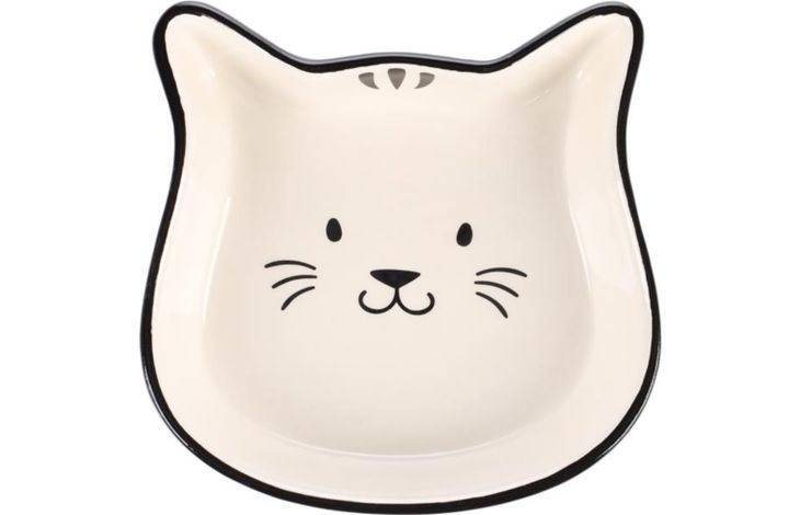 Flamingo Feeding and drinking bowl Fofa Black & White