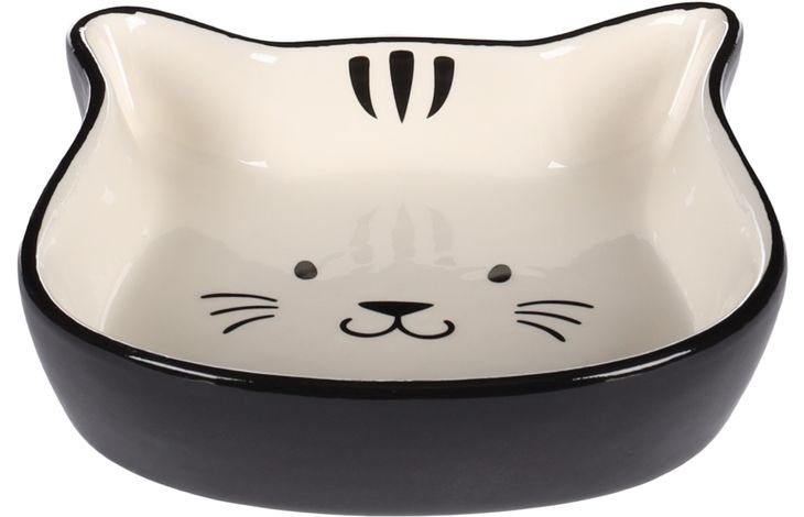 Flamingo Feeding and drinking bowl Fofa Black & White