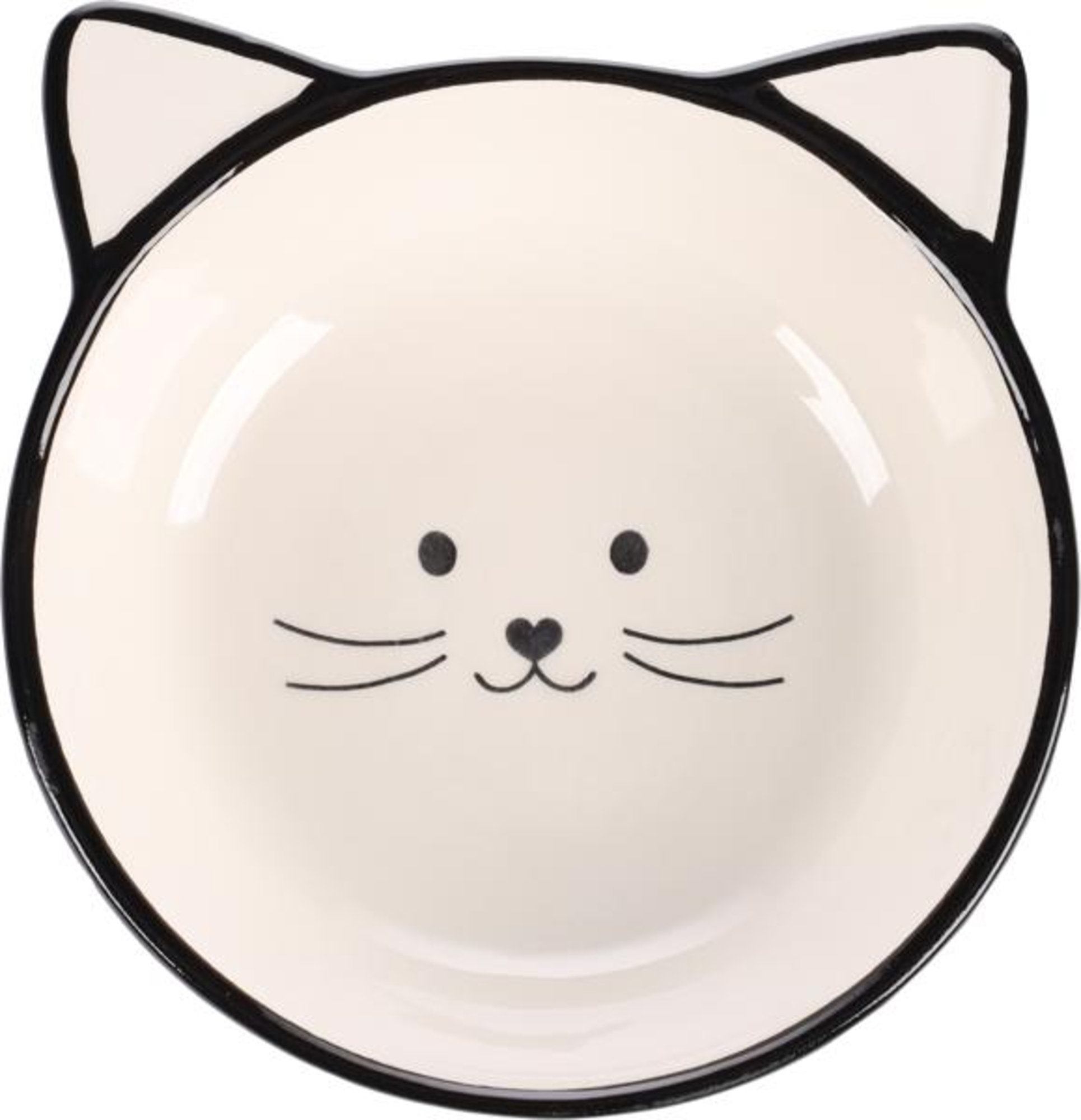 Flamingo Feeding and drinking bowl Kajo Black & White