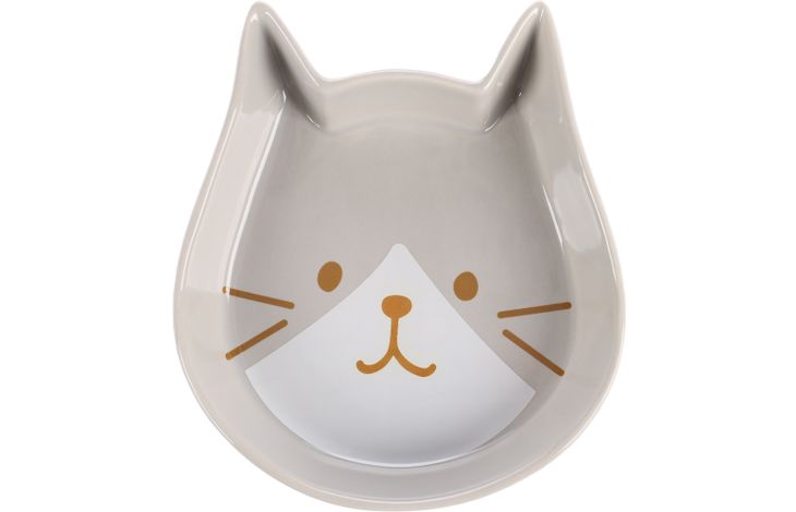 Flamingo Futter- und Trinknapf Kapo Hellgrau