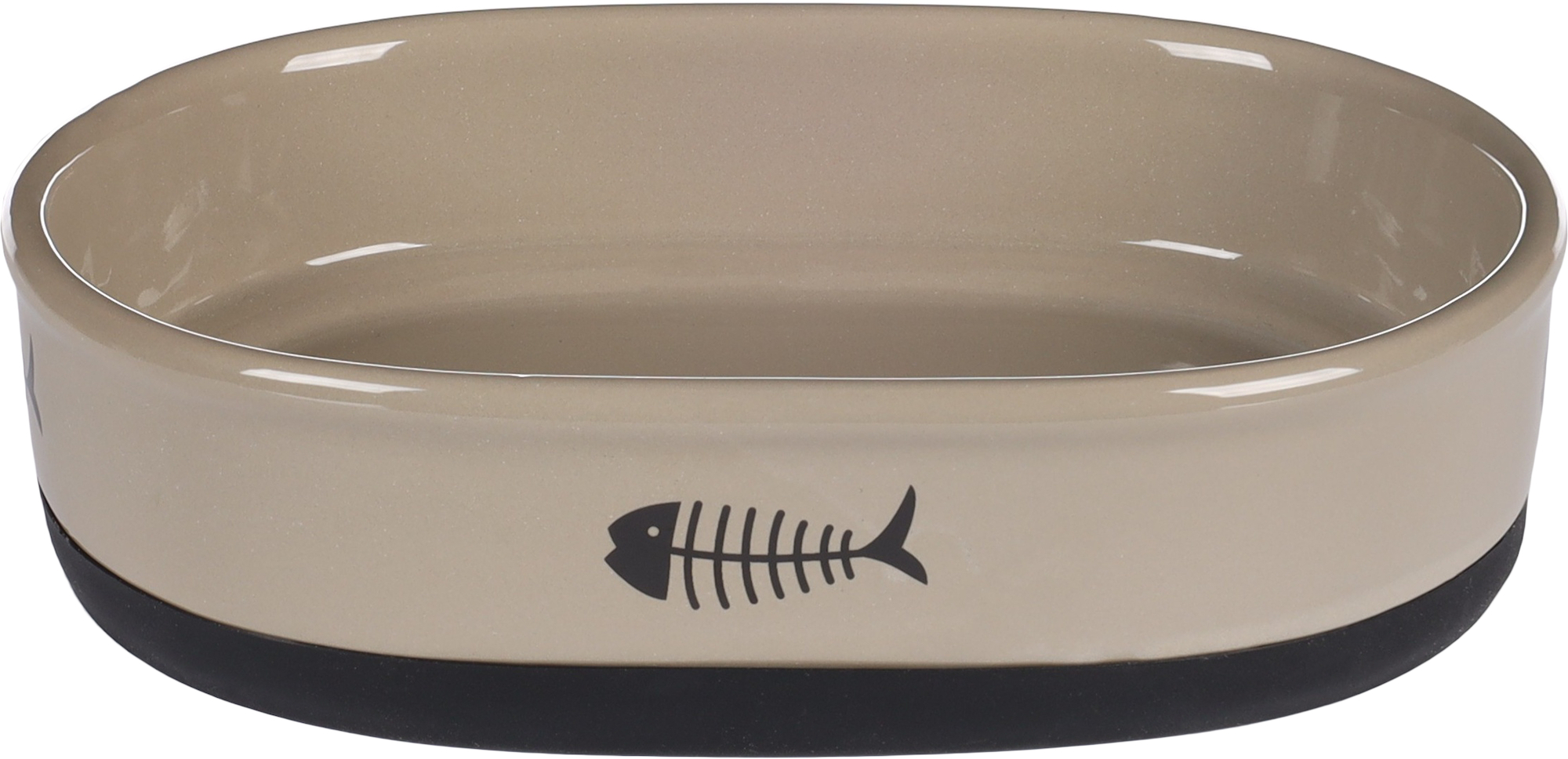 Oval cat outlet bowl