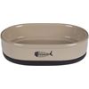 Futter- und Trinknapf Auri Oval Taupe