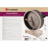 Flamingo Jouet Eksi Roue d'exercice Brun clair