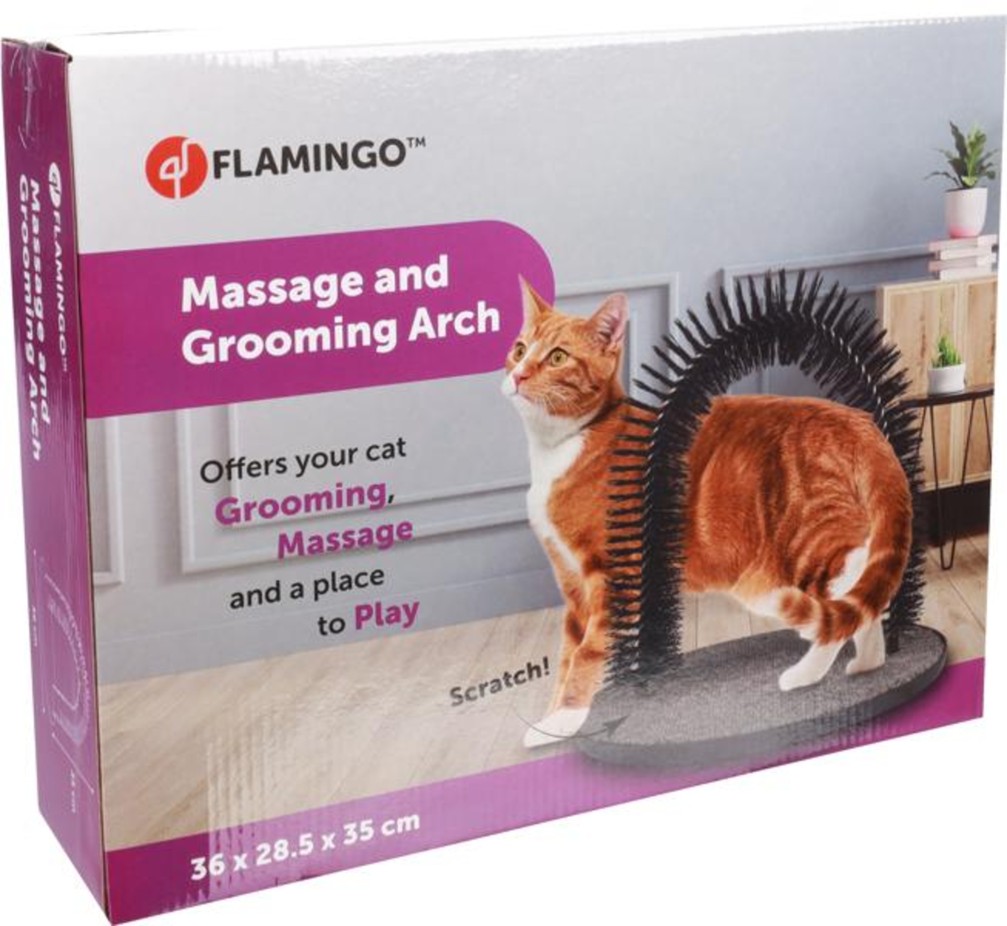Flamingo Massage brush Triomf