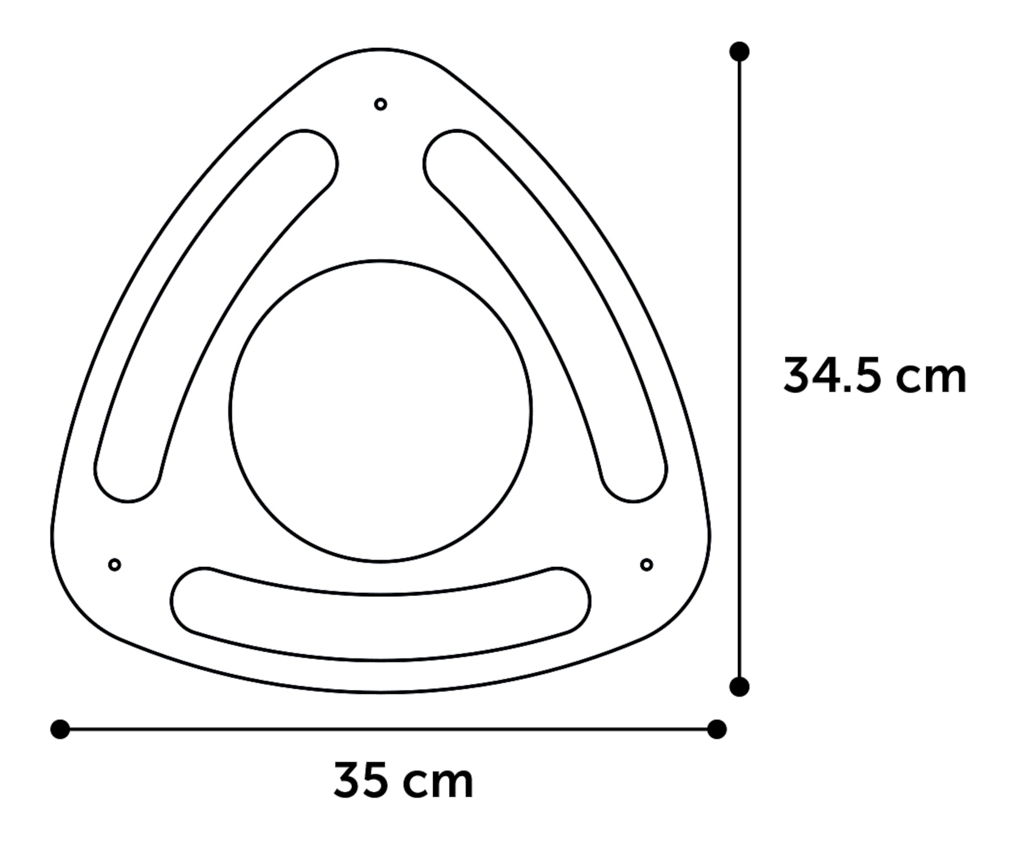 Flamingo Scratching toy Triangle Ball track & Triangle Brown