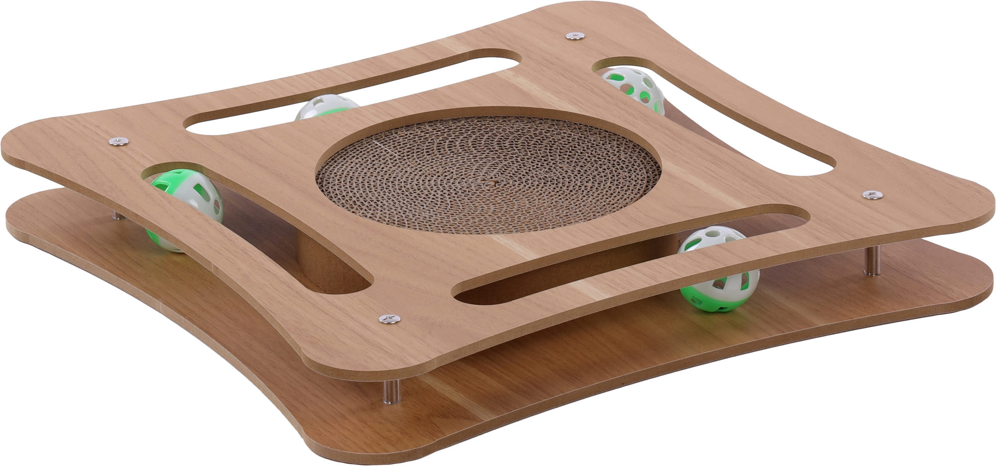 Flamingo Juguete rascador Densi  Cuadrado con bola Marrón