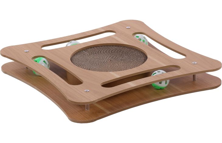 Flamingo Juguete rascador Densi  Cuadrado con bola Marrón