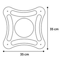 Flamingo Juguete rascador Densi  Cuadrado con bola Marrón