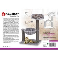 Flamingo Scratching tree  Wilma Grey