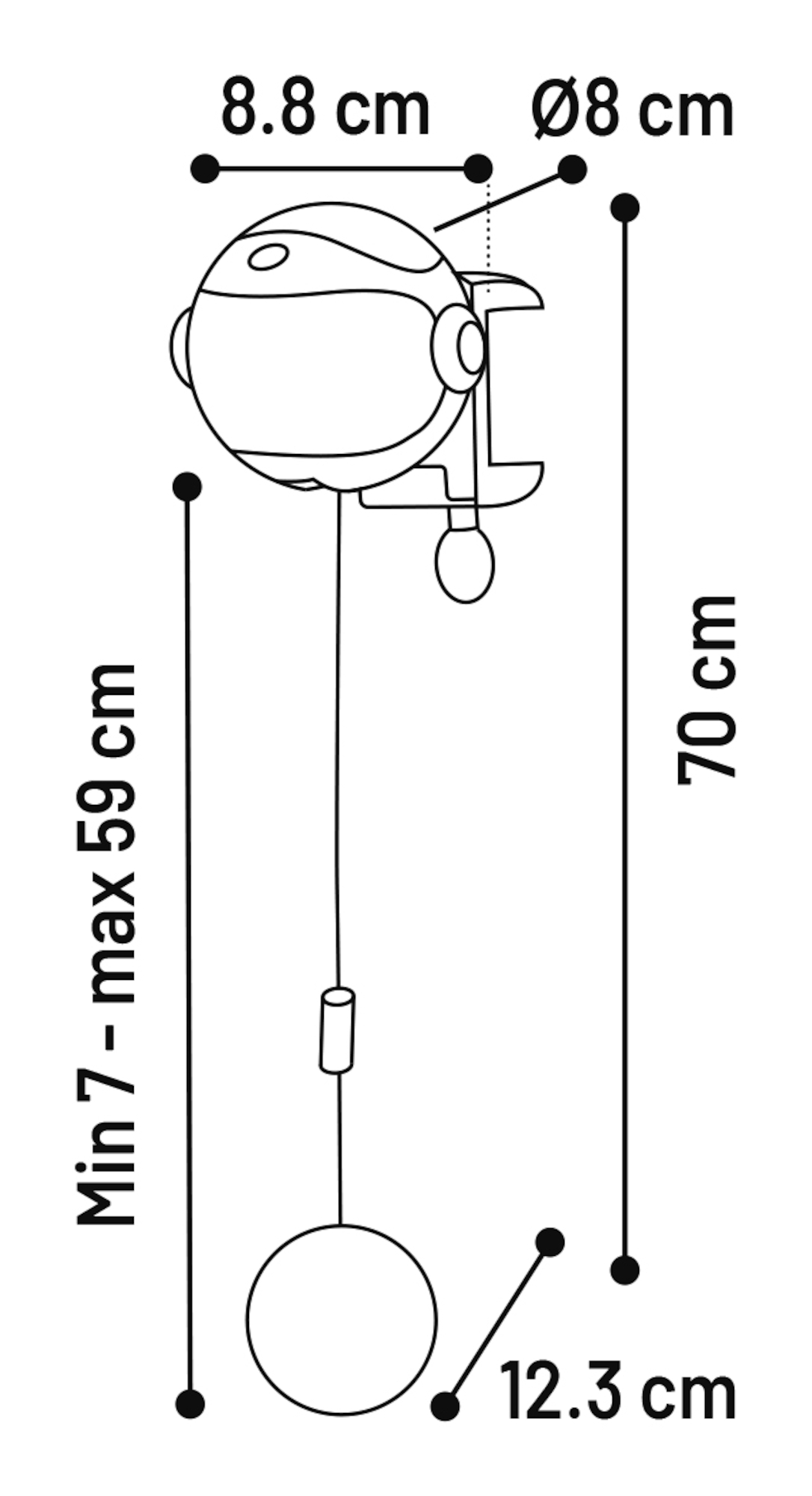 Flamingo Electronic toy Yoyo  Dark grey