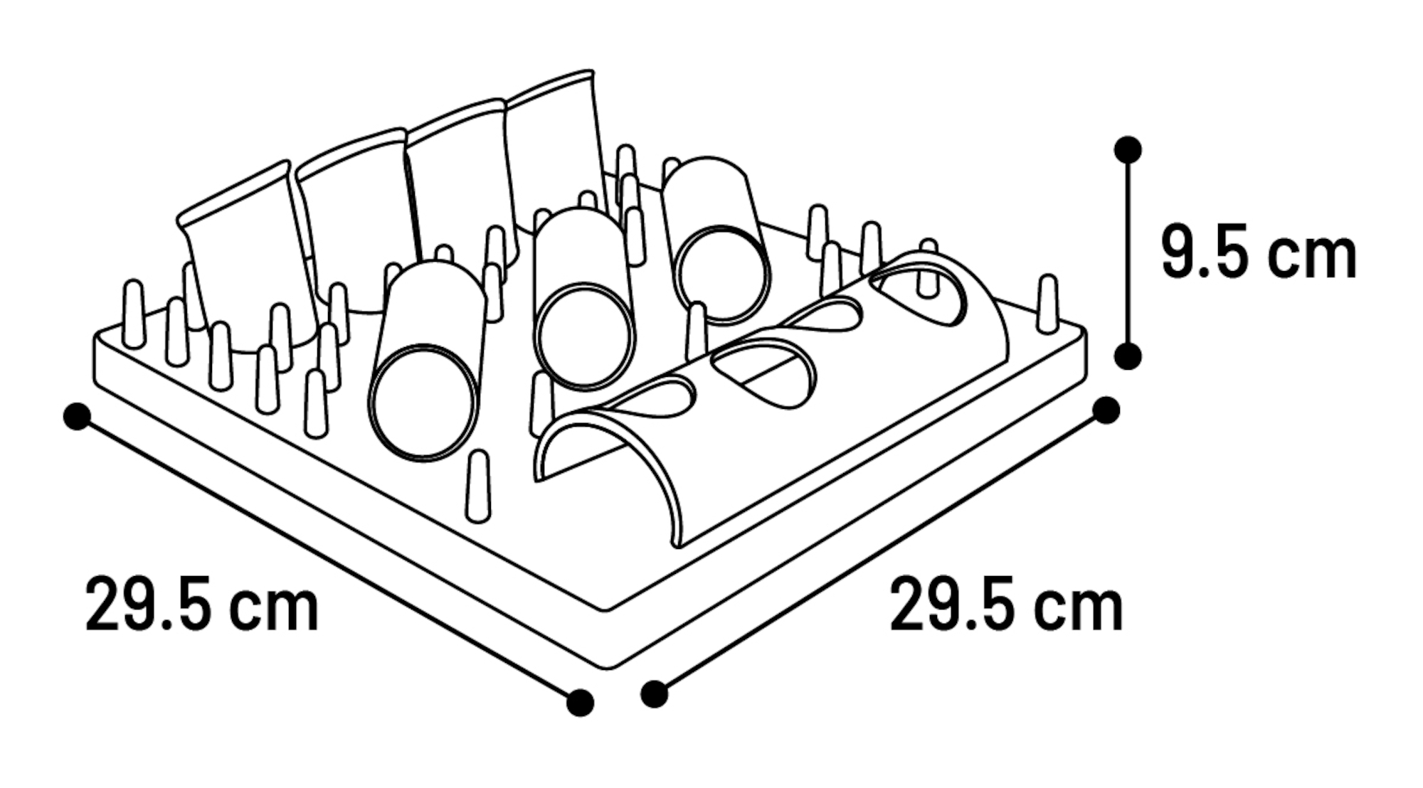 Flamingo Toy Fumbo  Grey