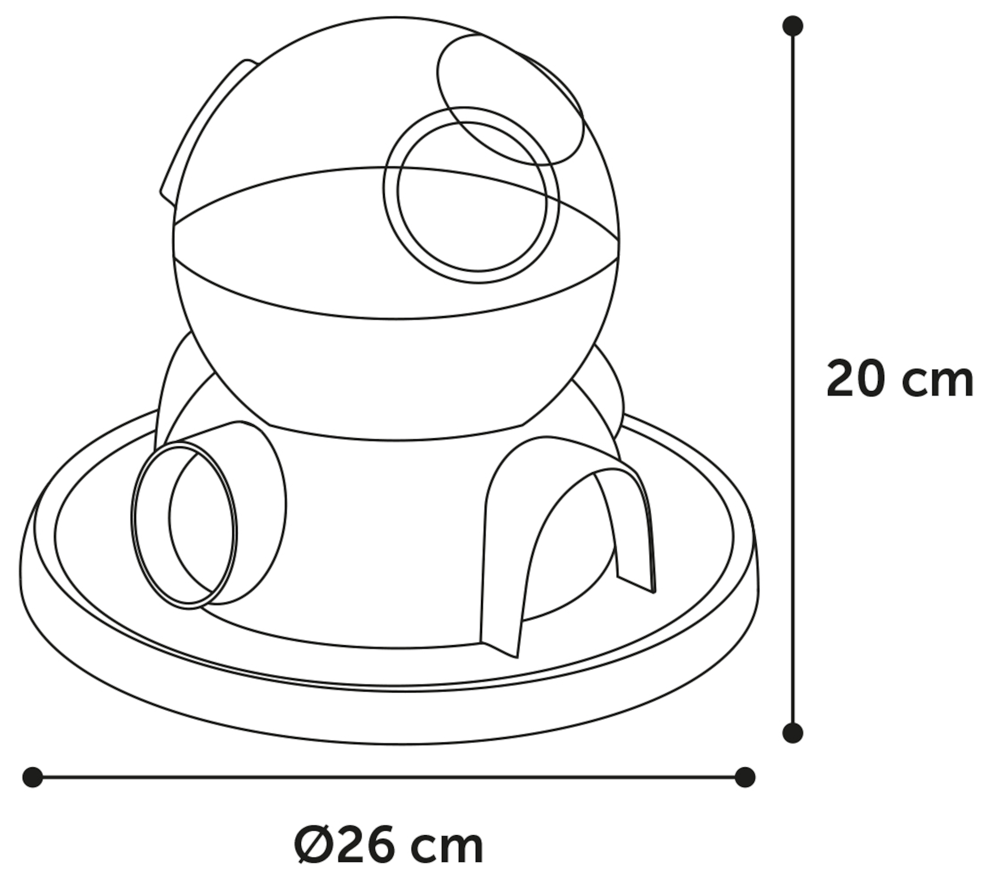Flamingo Toy Diso  Petrol