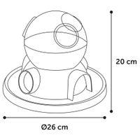 Flamingo Toy Diso  Petrol