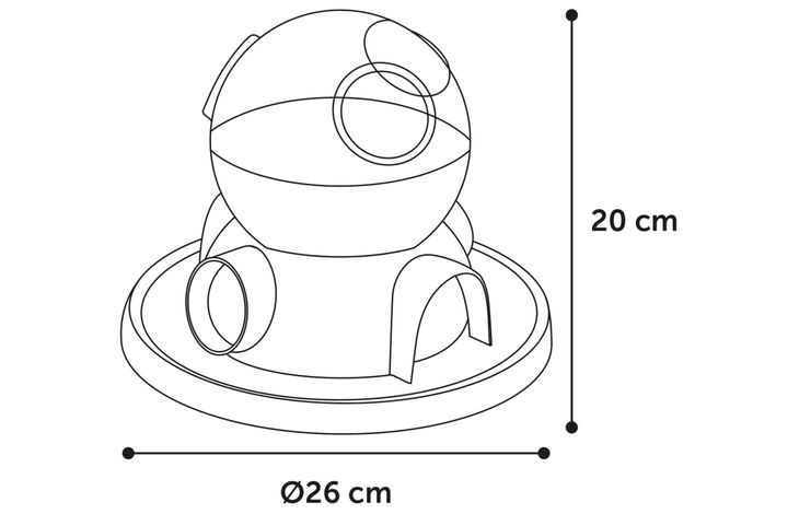 Flamingo Toy Diso  Petrol