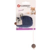 Flamingo Speelgoed Jeany Muis Donkerblauw