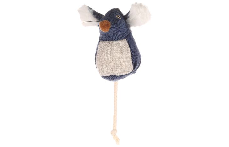 Flamingo Speelgoed Jeany Muis Donkerblauw