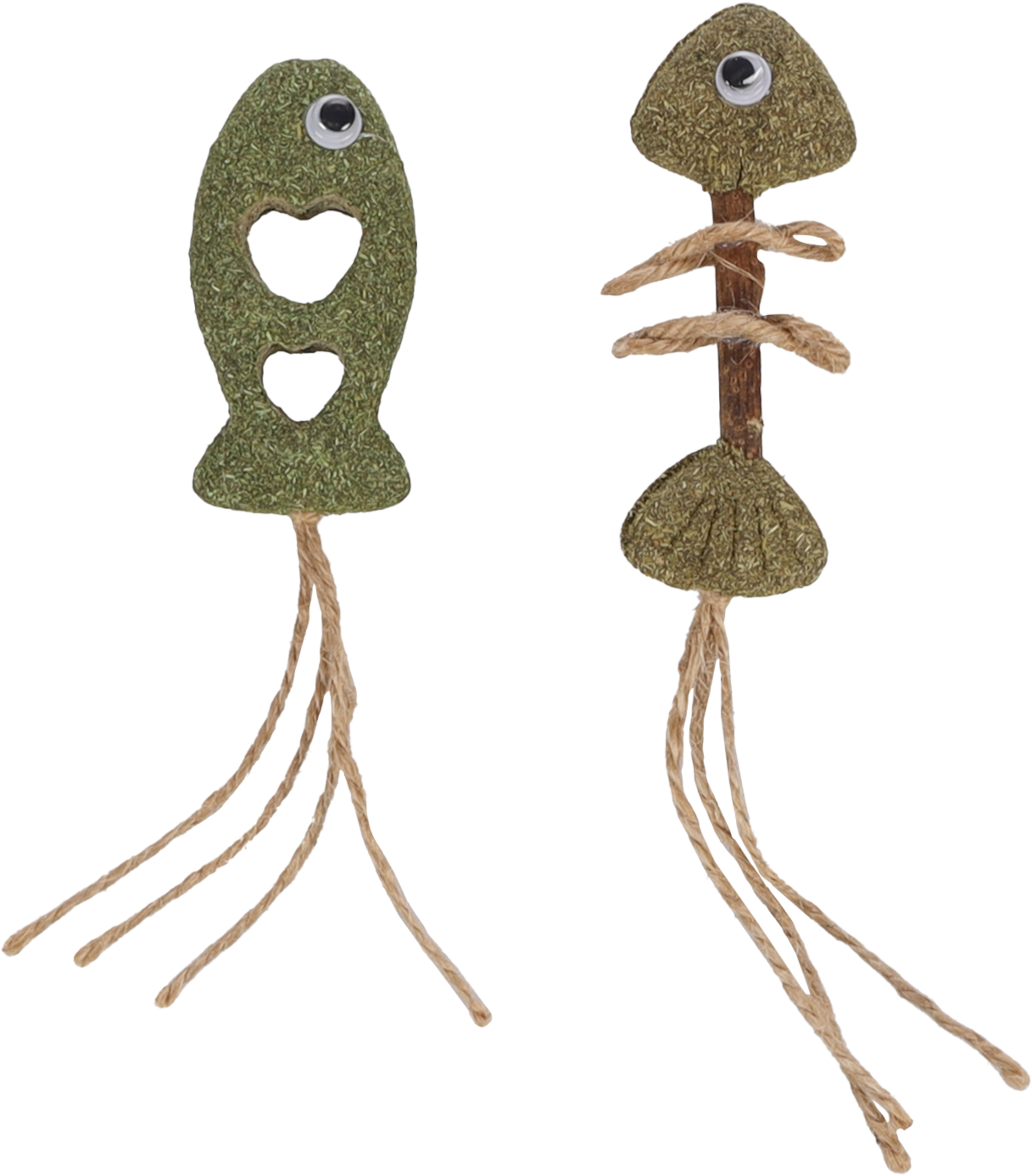 Flamingo Juguete Boleo Pez & Espina de pescado Verde