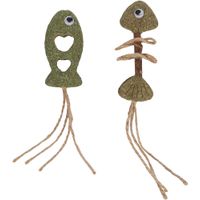 Flamingo Juguete Boleo Pez & Espina de pescado Verde