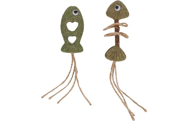 Flamingo Juguete Boleo Pez & Espina de pescado Verde