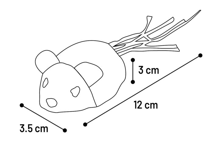 Flamingo Toy Karo Mouse Multiple colours
