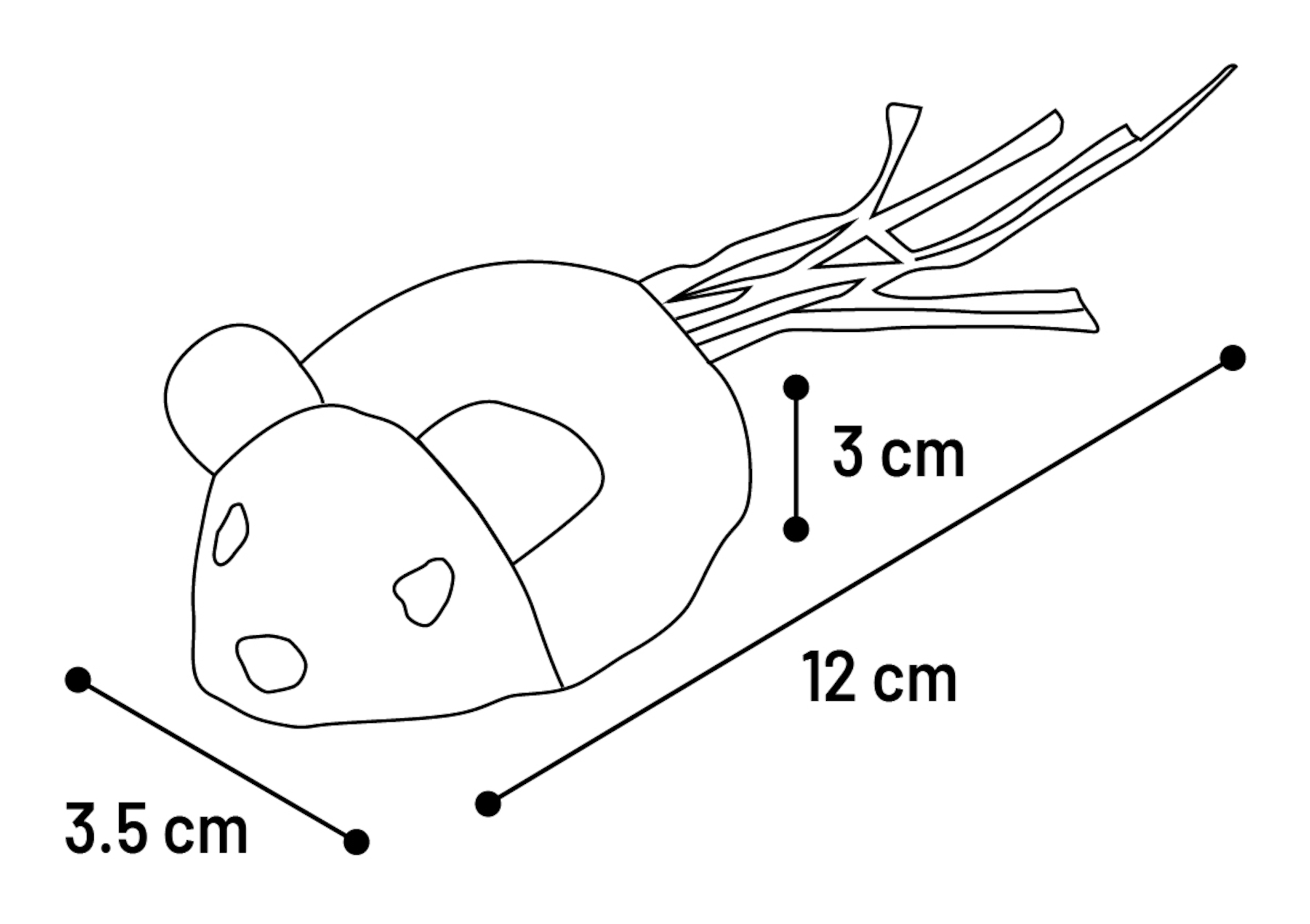 Flamingo Toy Karo Mouse Multiple colours