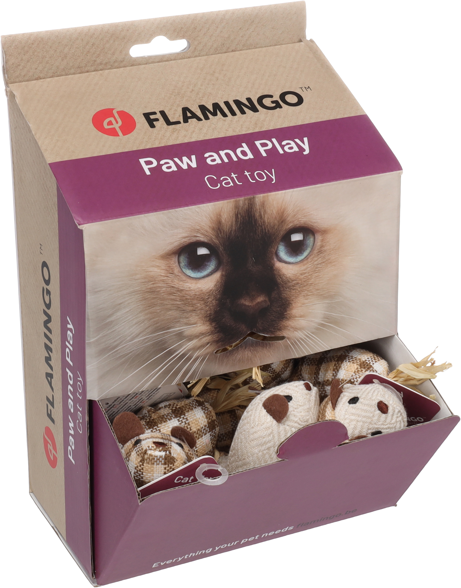 Flamingo Toy Karo Mouse Multiple colours