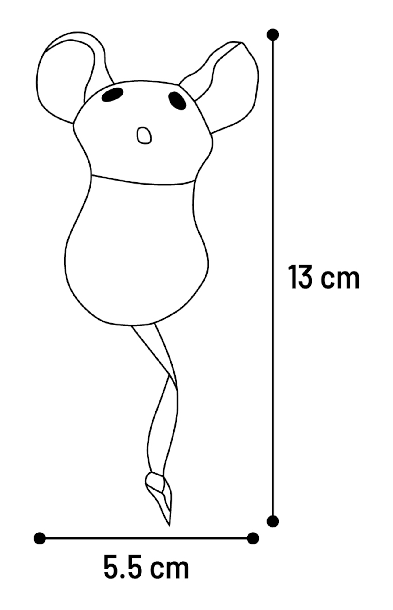 Flamingo Toy Karo Mouse Multiple colours