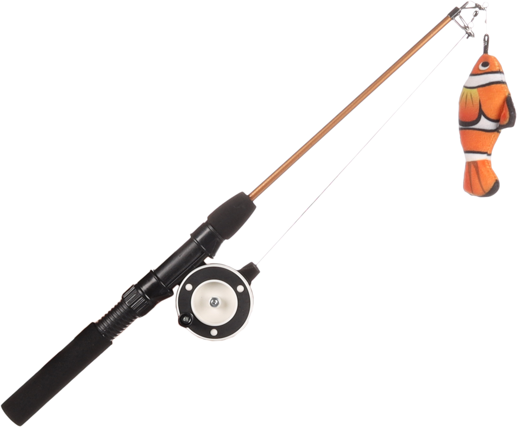 Flamingo Jouet Rodney Poisson clown & Canne à pêche Orange