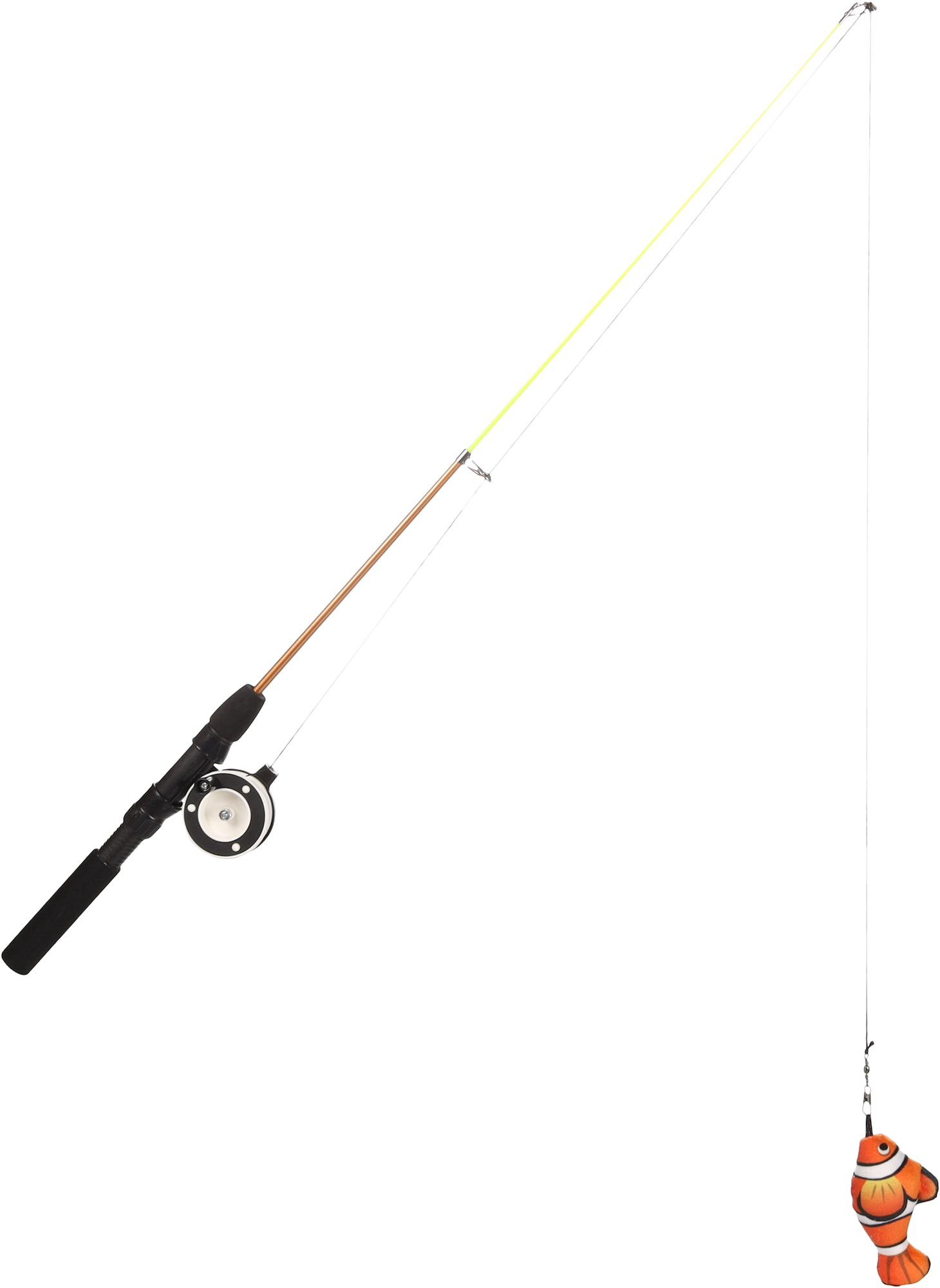 Flamingo Jouet Rodney Poisson clown & Canne à pêche Orange