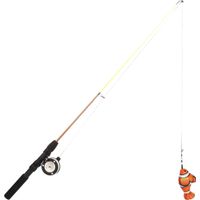 Flamingo Jouet Rodney Poisson clown & Canne à pêche Orange