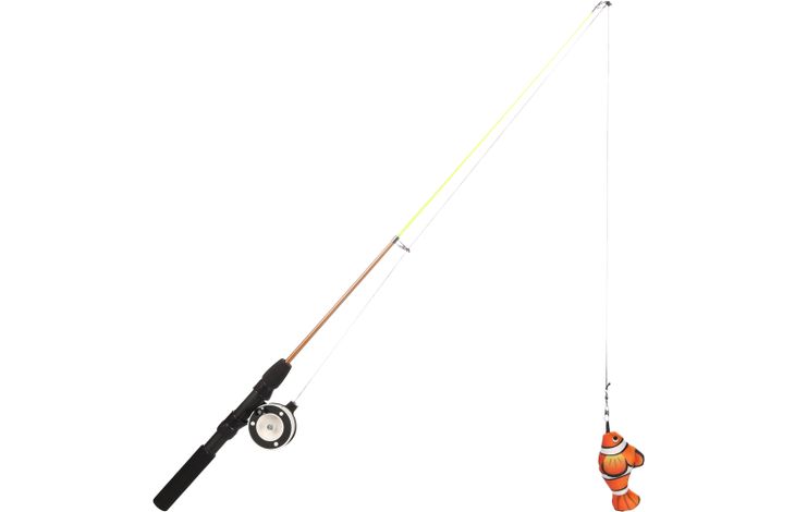 Flamingo Jouet Rodney Poisson clown & Canne à pêche Orange