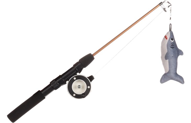 Flamingo Juguete Rodney Tiburón & Caña Gris