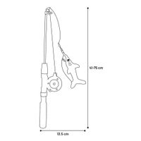 Flamingo Juguete Rodney Tiburón & Caña Gris