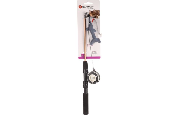 Flamingo Juguete Rodney Tiburón & Caña Gris