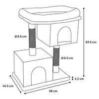 Flamingo Scratching tree  Kajal Grey