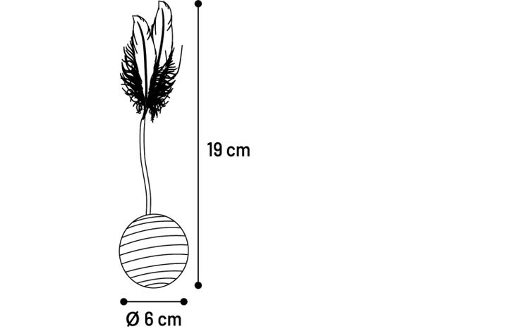 Flamingo Jouet Bandit Balle Frits Beige