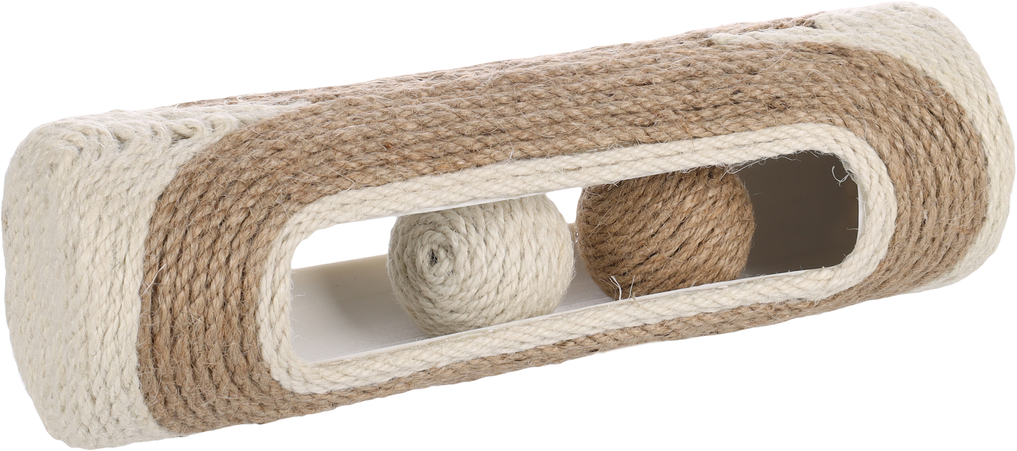 Flamingo Juguete Chester Tubo con bola Marrón & Beige