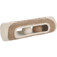 Flamingo Juguete Chester Tubo con bola Marrón & Beige