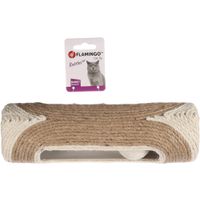 Flamingo Juguete Chester Tubo con bola Marrón & Beige
